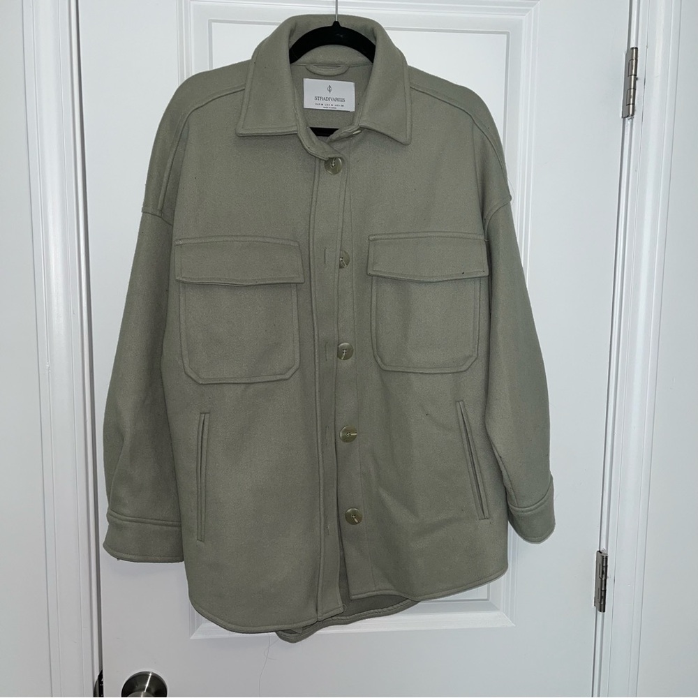 Sage Green Shacket